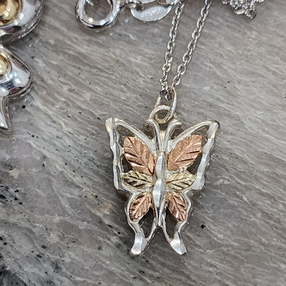 Coleman Butterfly Fine Jewelry 10k 12k 925 Bundle Ring Necklace Bracelet Size OS - Picture 14 of 14